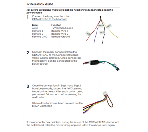 Leadkabel st.w. bed. (L1) smartlead