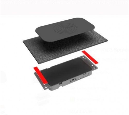 Inbay® Kit 3-spoelen 15W met rubberen pad lichtgeleider set