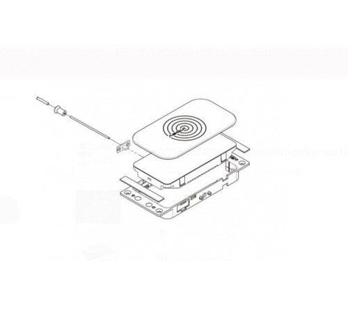 Inbay® Kit 3-spoelen 15W met rubberen pad lichtgeleider set