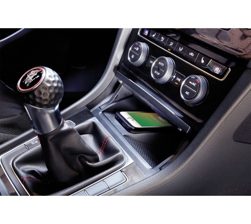 Lader 12V inbouw Inbay inductieve VW Golf VII 2012- (Qi) 10W