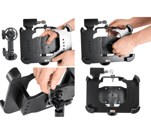 Brodit houder Zebra ET50/55 8.3" keylock/rugged frame