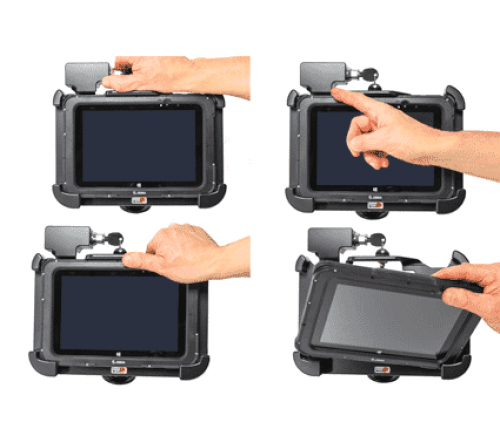 Brodit houder Zebra ET50/55 8.3" keylock/rugged frame