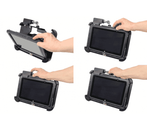 Brodit houder Zebra ET50/55 10.1" keylock/exp/rugged frame