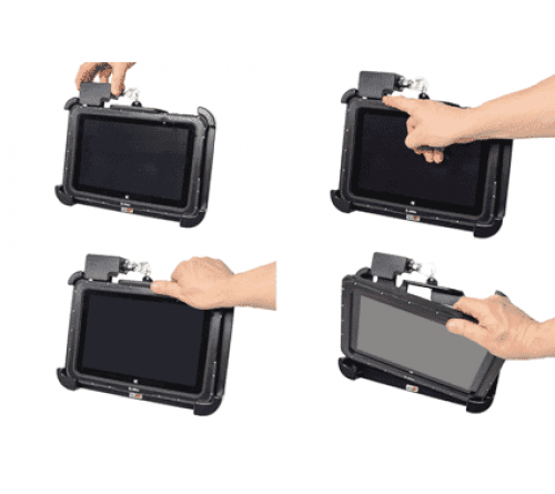 Brodit houder Zebra ET50/55 10.1" keylock/exp/rugged frame