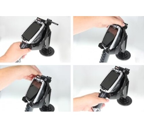 Brodit houder Zebra TC8000-rubber dempers/zwenkbare top