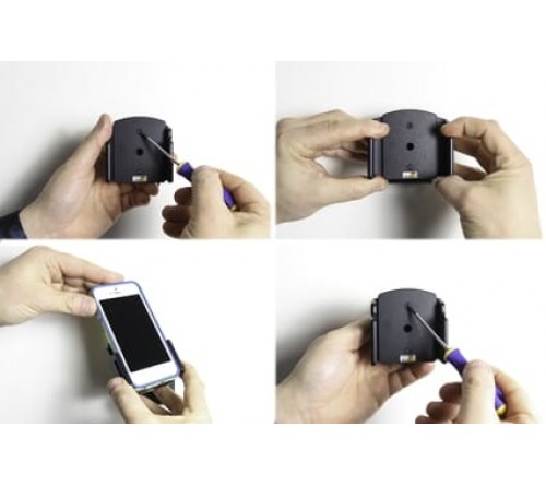 Brodit houder verstelbaar 62-77/6-10mm iPh 12/13 Mini Skin