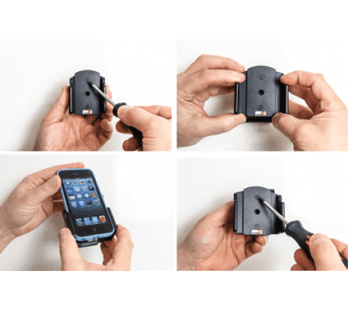 Brodit houder Apple iPhone SE/5/5S met Skins 59-63/6-10mm