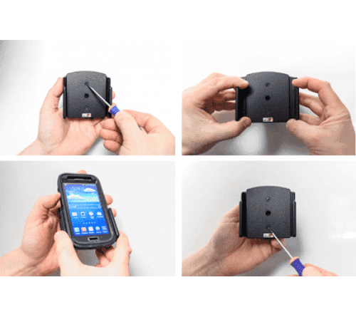 Brodit houder verstelbaar 75-89/9-13mm bxd