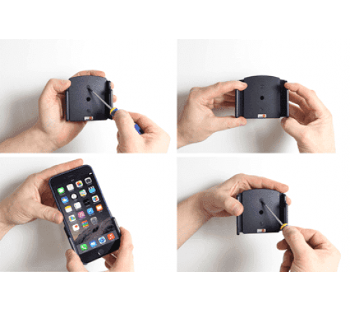 Brodit houder verstelbaar 75-89/2-10mm iPh X/Xs/Max/11