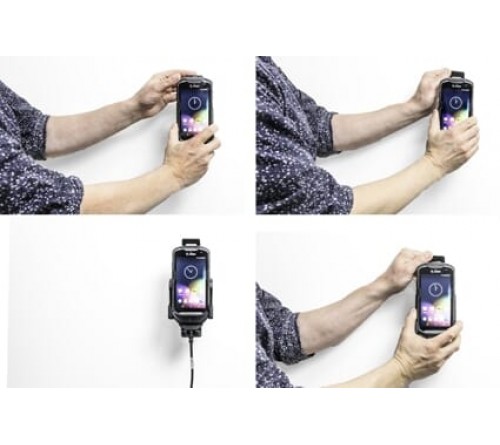 Brodit houder Zebra TC51/52/56/TC57 fits with boot and cable