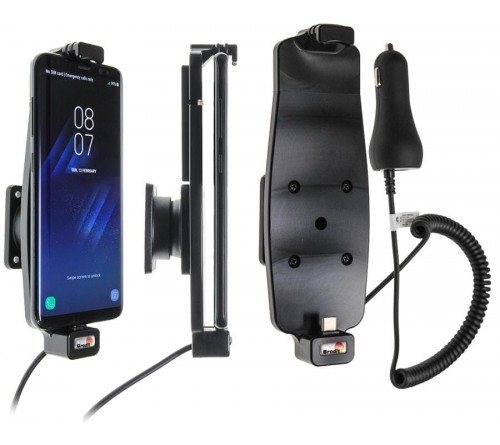Brodit houder/lader Sam.Gal S8/S9/S10 sig.plug (met Skins)