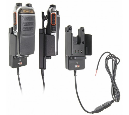 Brodit houder/lader Hytera PD605 fixed install.