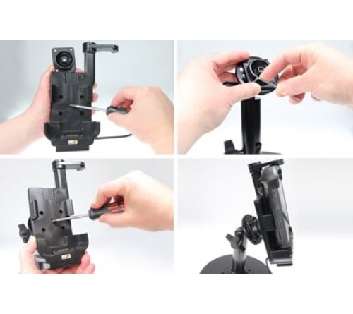 Brodit houder/lader Bluebird EF500R fixed install.