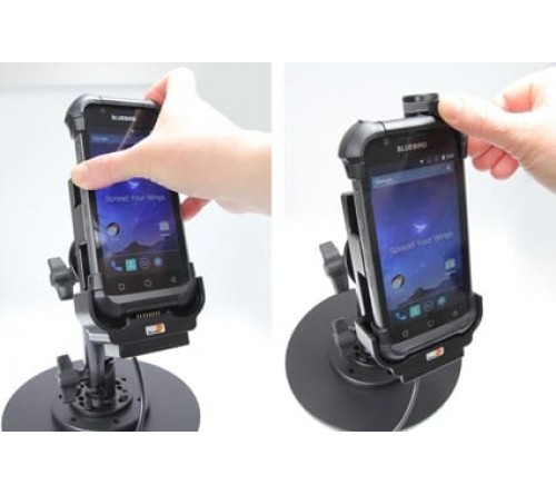 Brodit houder/lader Bluebird EF500R fixed install.