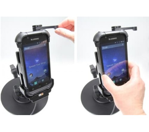 Brodit houder/lader Bluebird EF500R fixed install.