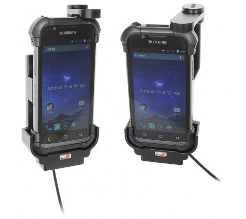 Brodit houder/lader Bluebird EF500R fixed install.