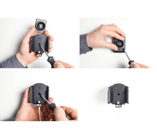 Brodit houder verstelbaar 59-63/6-10mm lightn.->usb-A iPh 5