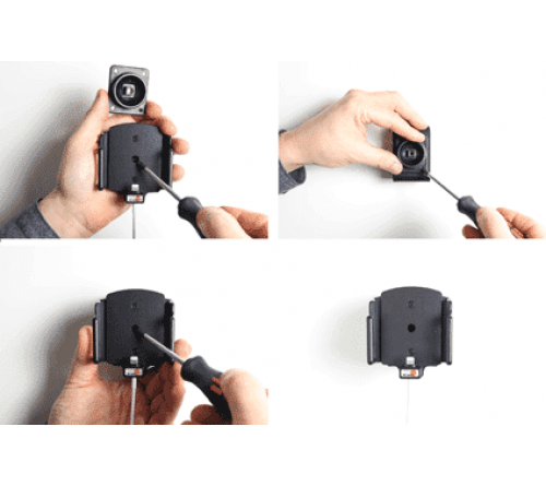 Brodit houder verstelbaar 62-77/9-13mm lightn.->usb-A iPh 5