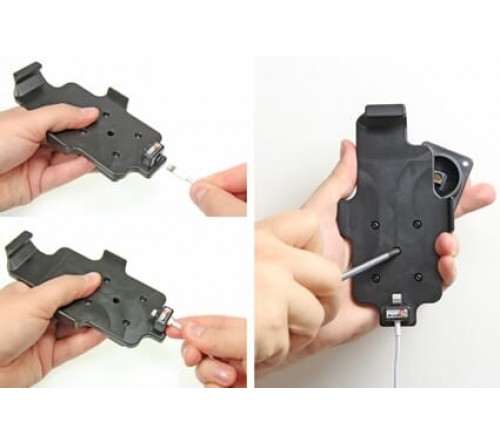 Brodit houder Apple iPhone 6/7/8 met skin (lightning->USB