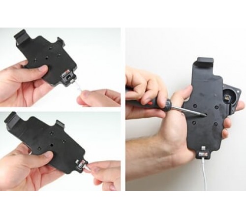 Brodit houder Apple iPhone 8 Plus/Xs Max m/skin lightn.->USB