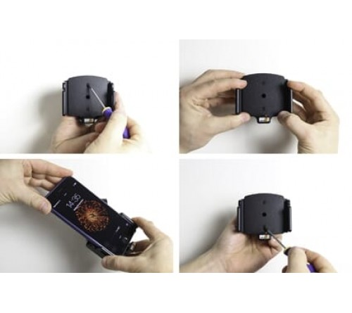 Brodit houder verstelbaar 78-89/2-10mm lightn.->usb-A iPh 8