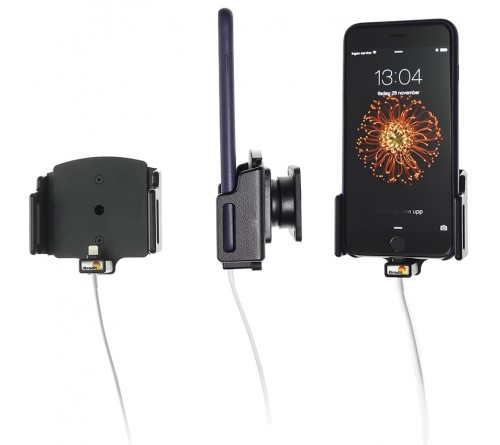 Brodit houder verstelbaar 78-89/2-10mm lightn.->usb-A iPh 8