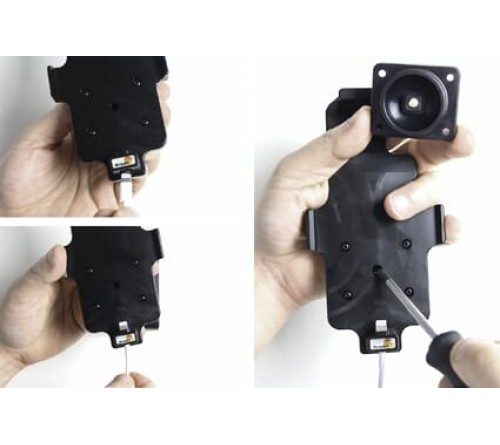 Brodit houder iPhone X/Xs (144-150/2-11mm)  lightning->USB