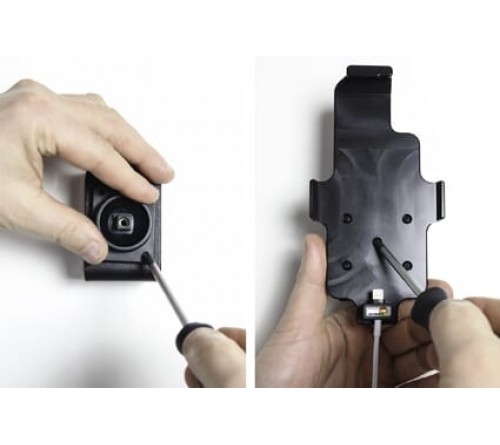 Brodit houder iPhone X/Xs (144-150/2-11mm)  lightning->USB