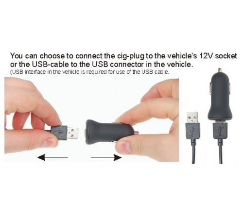 Brodit h/l micro-usb verstelb. b.62-77/d9-13 mm met USB sig.