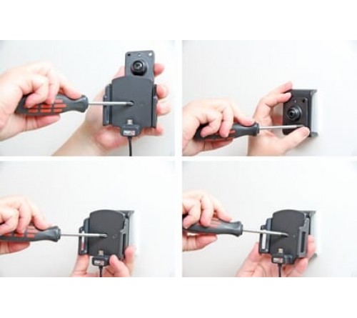 Brodit h/l micro-usb verstelb 62-77/12-16mm usb-A sig.