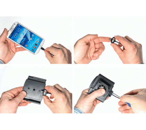 Brodit h/l micro-usb verstelb 75-89/9-13mm usb-A sig.