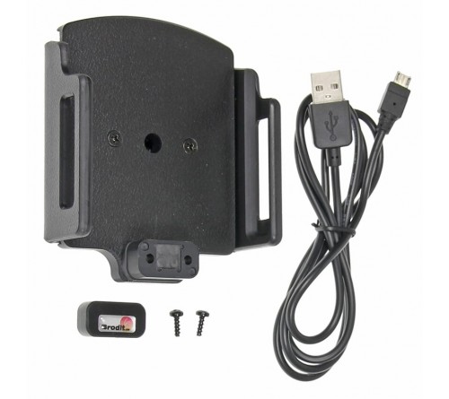 Brodit h/l micro-usb verstelb 75-89/9-13mm usb-A sig.