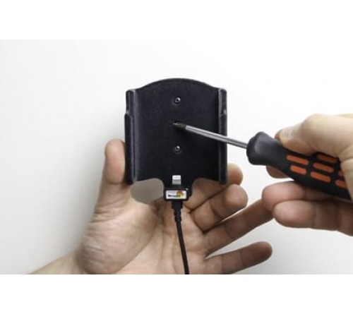 Brodit houder/lader Apple iPhone X/Xs USB sig.plug-padded