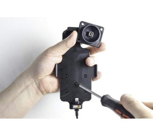 Brodit houder/lader Apple iPhone X/Xs met skin USB sig.