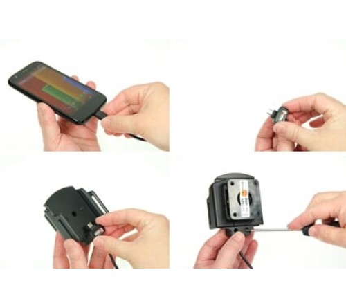 Brodit h/l micro-usb verstelb 62-77/6-10mm usb-A fixed