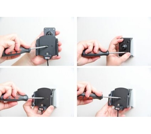 Brodit h/l micro-usb verstelb 62-77/9-13mm usb-A fixed