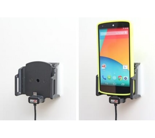 Brodit h/l micro-usb verstelb 62-77/9-13mm usb-A fixed