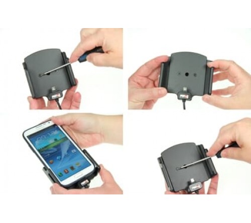 Brodit h/l micro-usb verstelb 75-89/9-13mm usb-A fixed