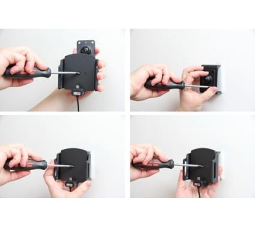 Brodit h/l micro-usb verstelb 75-89/9-13mm usb-A fixed