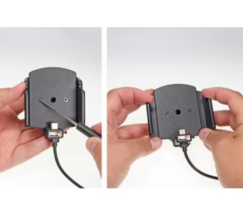 Brodit h/l usb-C verstelb 62-77/6-10mm usb-A fixed