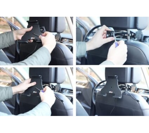 Brodit h/l Tablet verstelb 140-195mm micro-usb-usb-A fixed