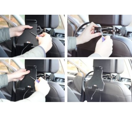 Brodit h/l Tablet verstelb 180-230mm micro-usb-usb-A fixed