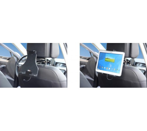 Brodit h/l Tablet verstelb 180-230mm micro-usb-usb-A fixed