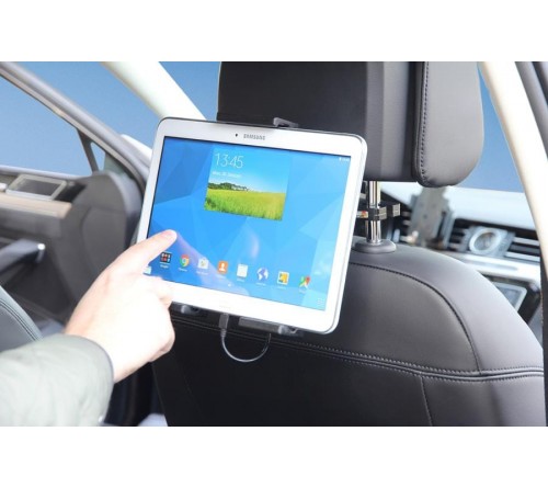 Brodit h/l Tablet verstelb 180-230mm micro-usb-usb-A fixed