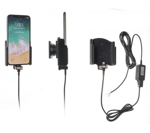 Brodit houder/lader Apple iPhone X/Xs padded fixed instal.