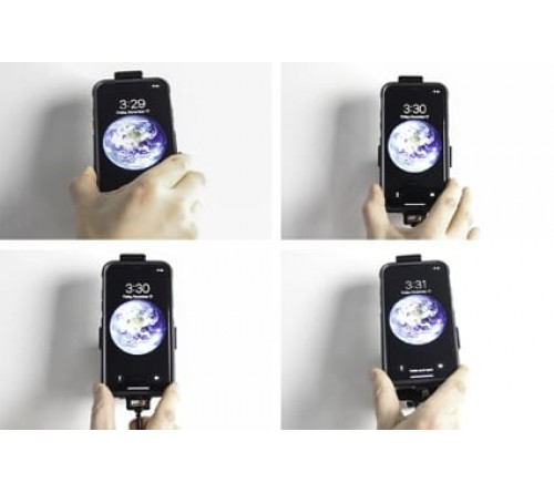 Brodit houder/lader Apple iPhone X/Xs met skin fixed instal.