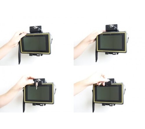 Brodit houder Getac Z710 met slot-2 sleutels