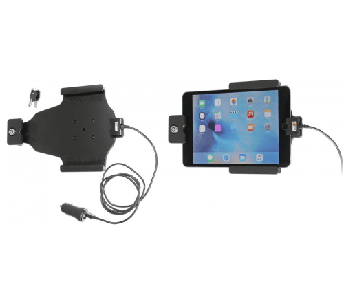 Brodit houder/lader Apple iPad Mini 4/5 USB sig. plug LOCK