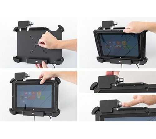 Brodit houder Zebra ET50/55 10.1" keylock/DC/USB-host/rugged