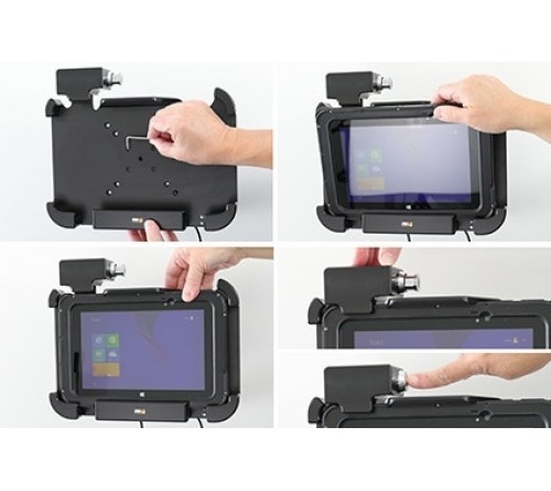 Brodit houder Zebra ET50/55 8.3" keylock/DC/USB-host/rugged